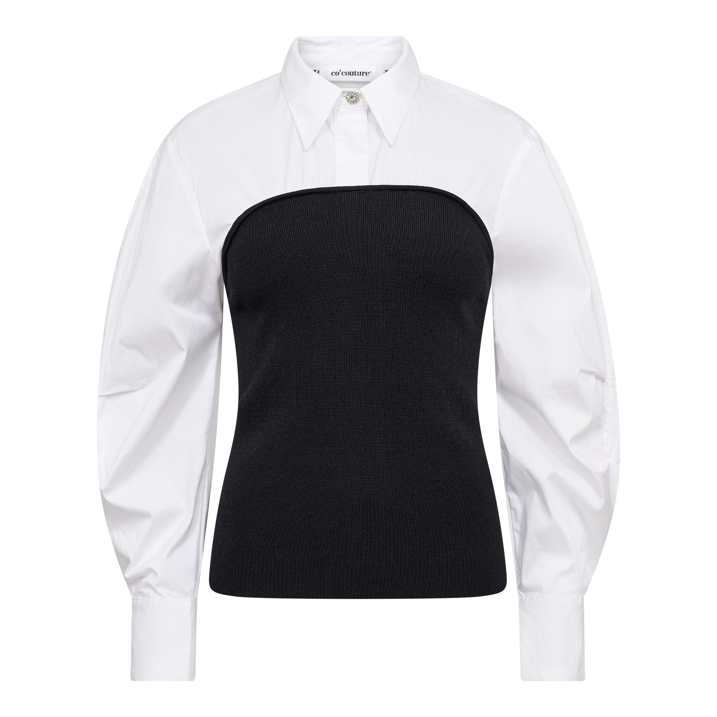 Mercia Poplin Mix Knit