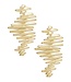 Gouden oorbellen "Geometrisch"