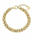 Armband met vergulde schakels