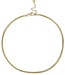 Korte ronde snakeketting