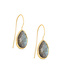 Oorbellen met gemstone pegel (2.9cm)