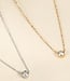 Fijne ketting met strass steentje