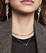Fijne ketting met strass steentje