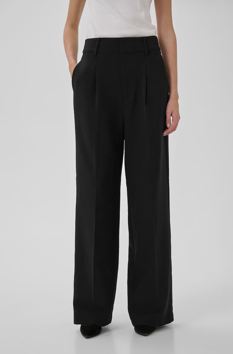 My Essential Wardrobe The Tailored High Pant Black