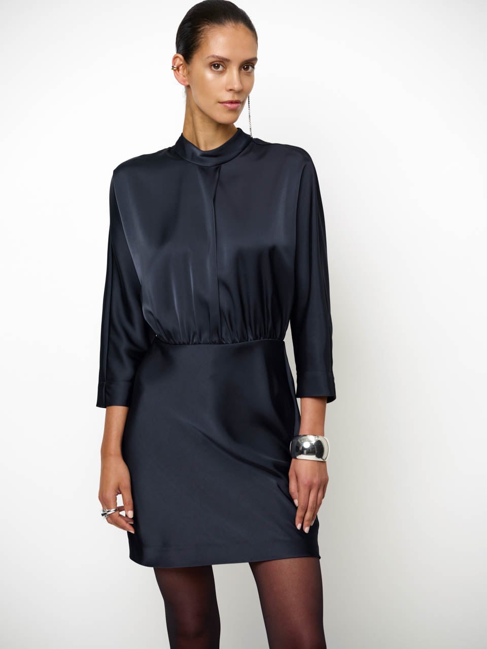 Dante 6 Margot bold satin dress