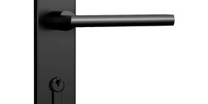 Modern en veilig: zwart deurbeslag voor je voordeur