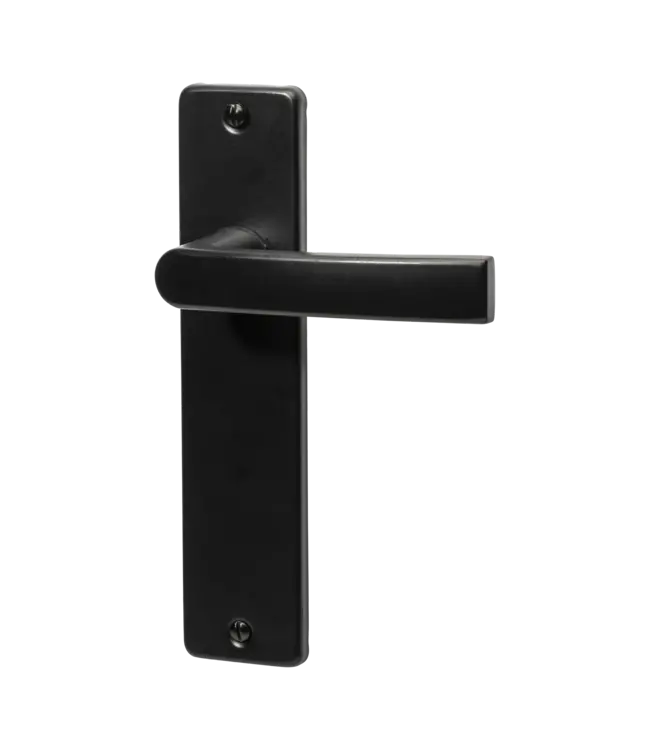 Doorhandle black round corner