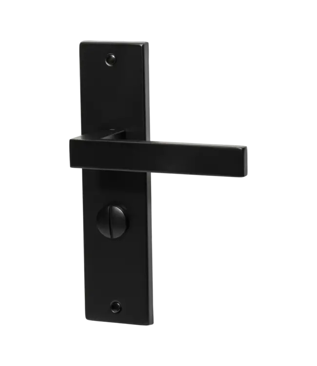 Doorhandle black wc