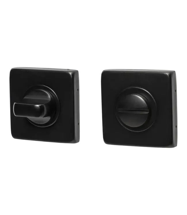 Rosette black wc square