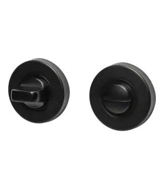 Rosette black wc round
