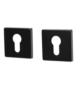 Rosette black cylinder square
