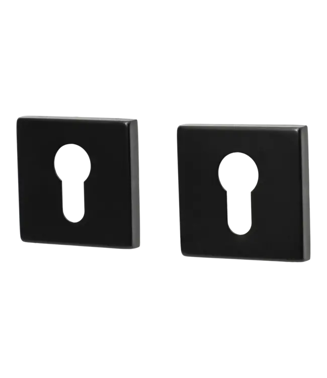 Rosette black cylinder square