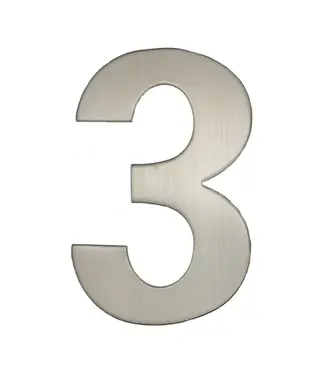 Housenumber rvs 3
