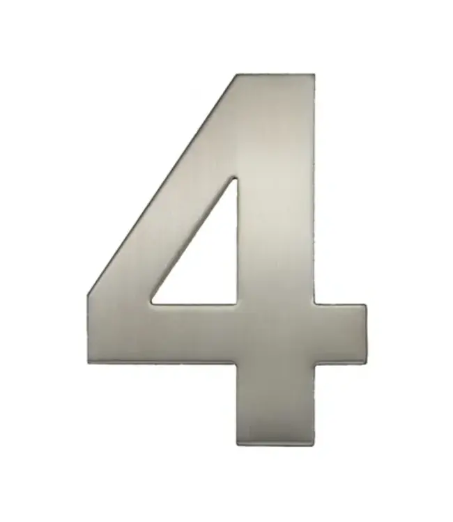 Housenumber rvs 4