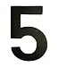 Housenumber black 5