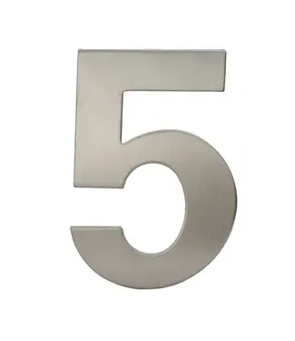 Housenumber rvs 5