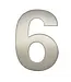 Huisnummer rvs 6
