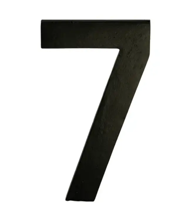 Housenumber black 7