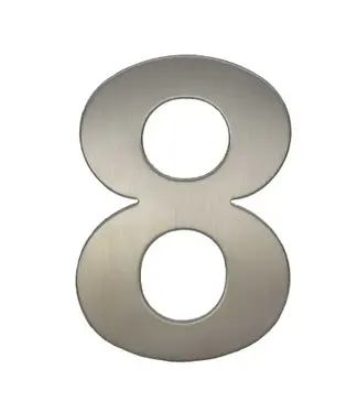 Housenumber rvs 8
