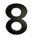 Huisnummer zwart 8