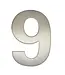 Housenumber rvs 9