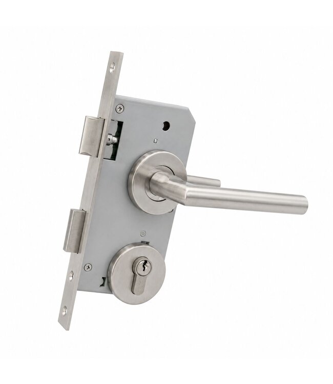 Deurklink RVS rond