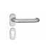 Door handle stainless steel oval