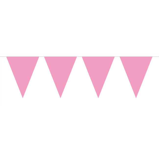 Roze Mini Vlaggenlijn - 3 meter