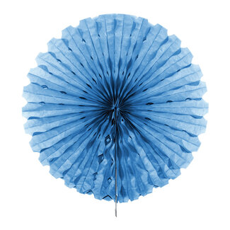 Folat Honeycomb Waaier Baby Blauw - 45 cm