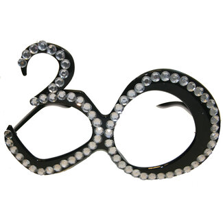 Folat 30 Jaar Zwarte Diamenten Bril