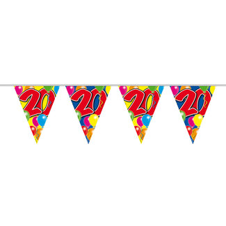 Folat 20 Jaar Slinger Balloons - 10 meter