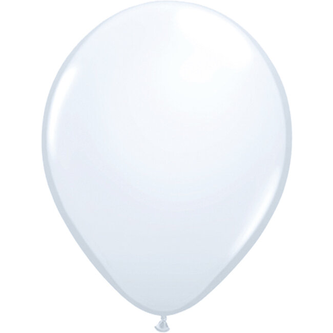 Witte Ballonnen 30cm - 10 stuks