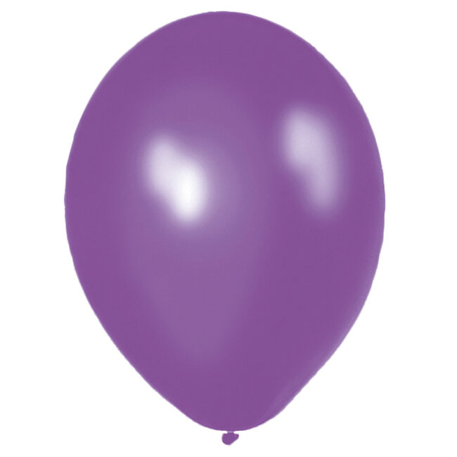 Paarse ballonnen 30cm 10 stuks