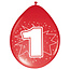 1 Jaar Ballonnen - 8 stuks