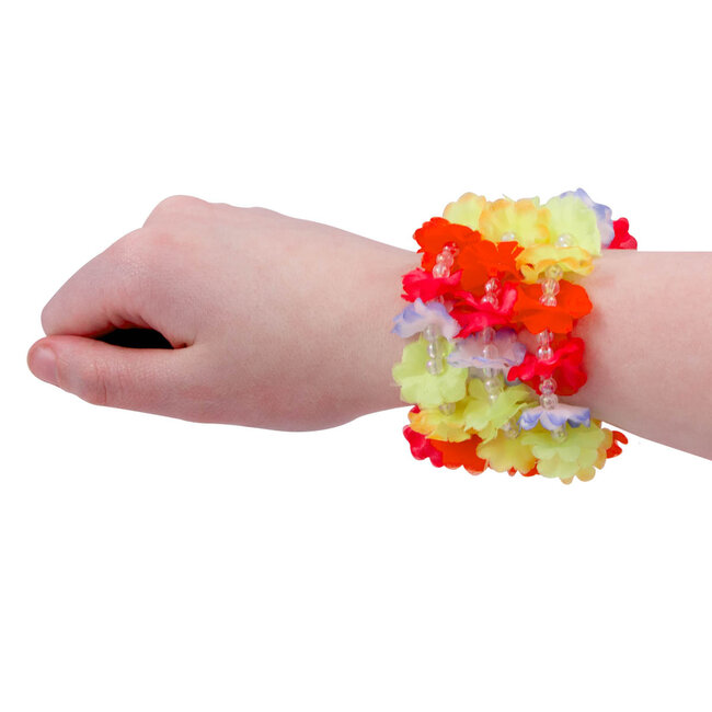 Hawaii armband bloemetjes