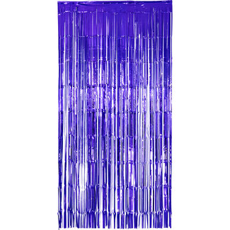Folat Deurgordijn folie blauw 2x1m