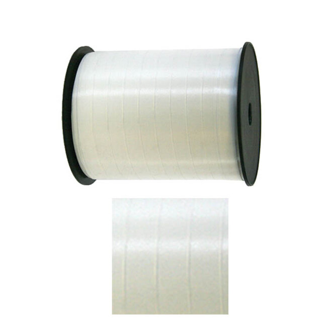Ivoorwit lint - 250 meter - 10 mm