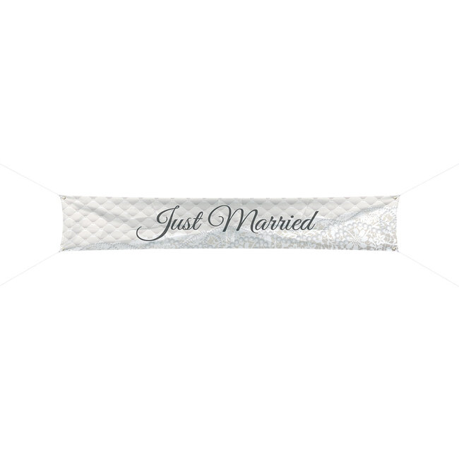 Spandoek Just Married 300x60cm