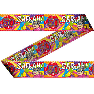 Folat 50 Jaar Sarah Knalfeest Afzetlint - 15 meter