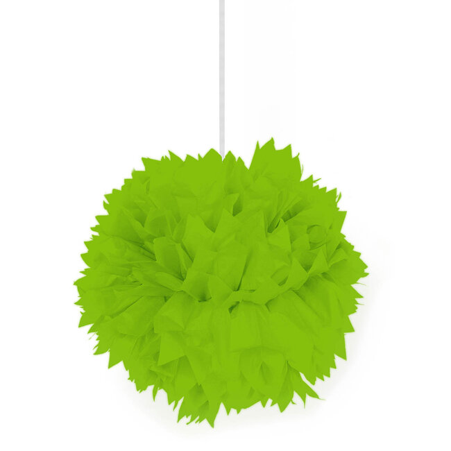 Pompom lime groen 30cm