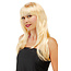 Pruik Lang Haar Pony Blond