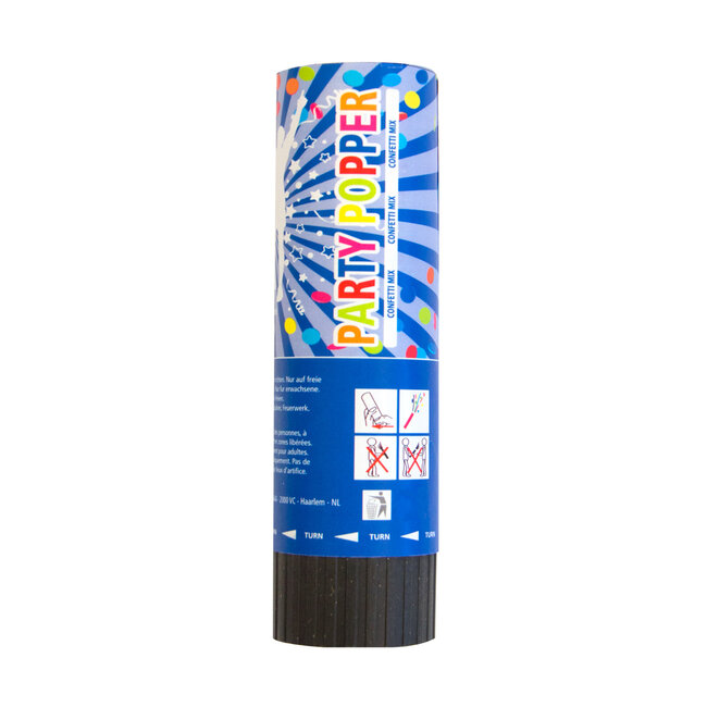 Confetti Kanon Kleuren Mix mini - 15cm