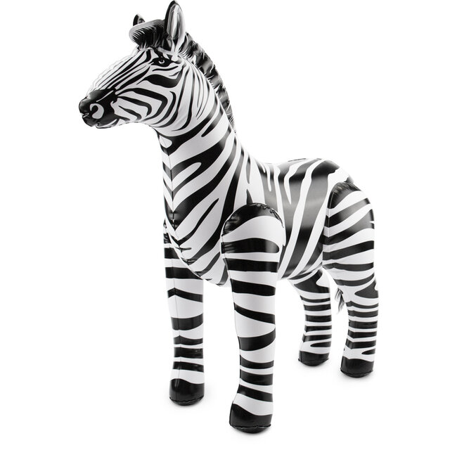 Opblaas Zebra - 60x55 cm