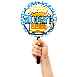 Folat Zwaaibordje Durst Oktober Bier Festival Biertje Bestellen
