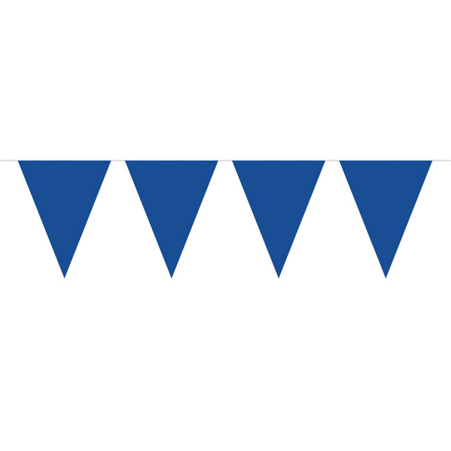 Blauwe Vlaggenlijn XL - 10 meter