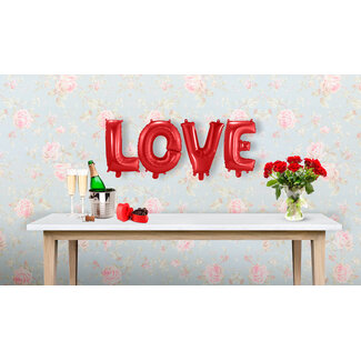 Folat Romantische Folie Ballonnen Set LOVE