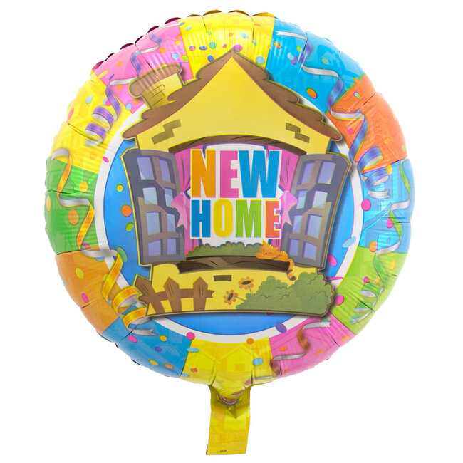 Nieuwe Woning New Home Folieballon - 46 cm