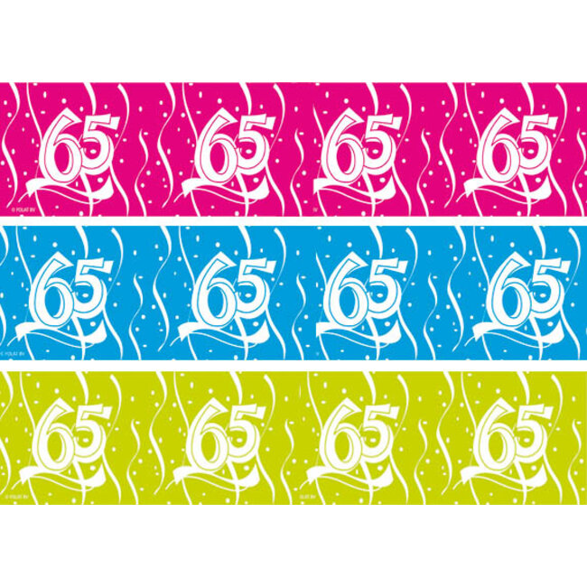 Markeerlint 65 Jaar Swirls - 3 x 15 meter