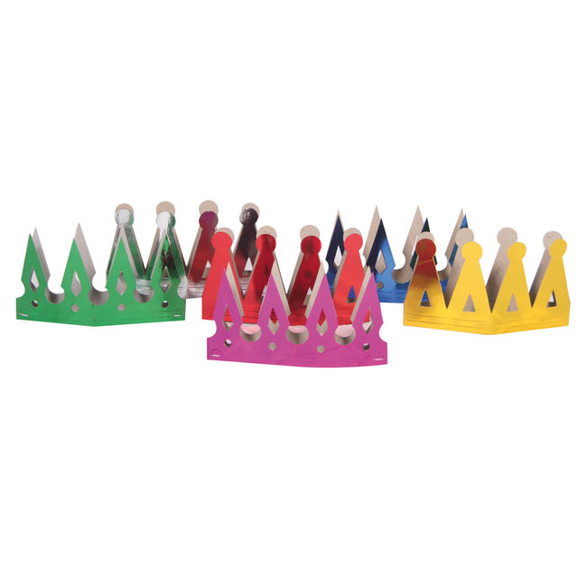 Gekleurde Kroontjes Assorti - 6 stuks