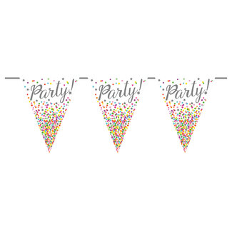 Folat Vlaggenlijn Confetti Party - 6 meter